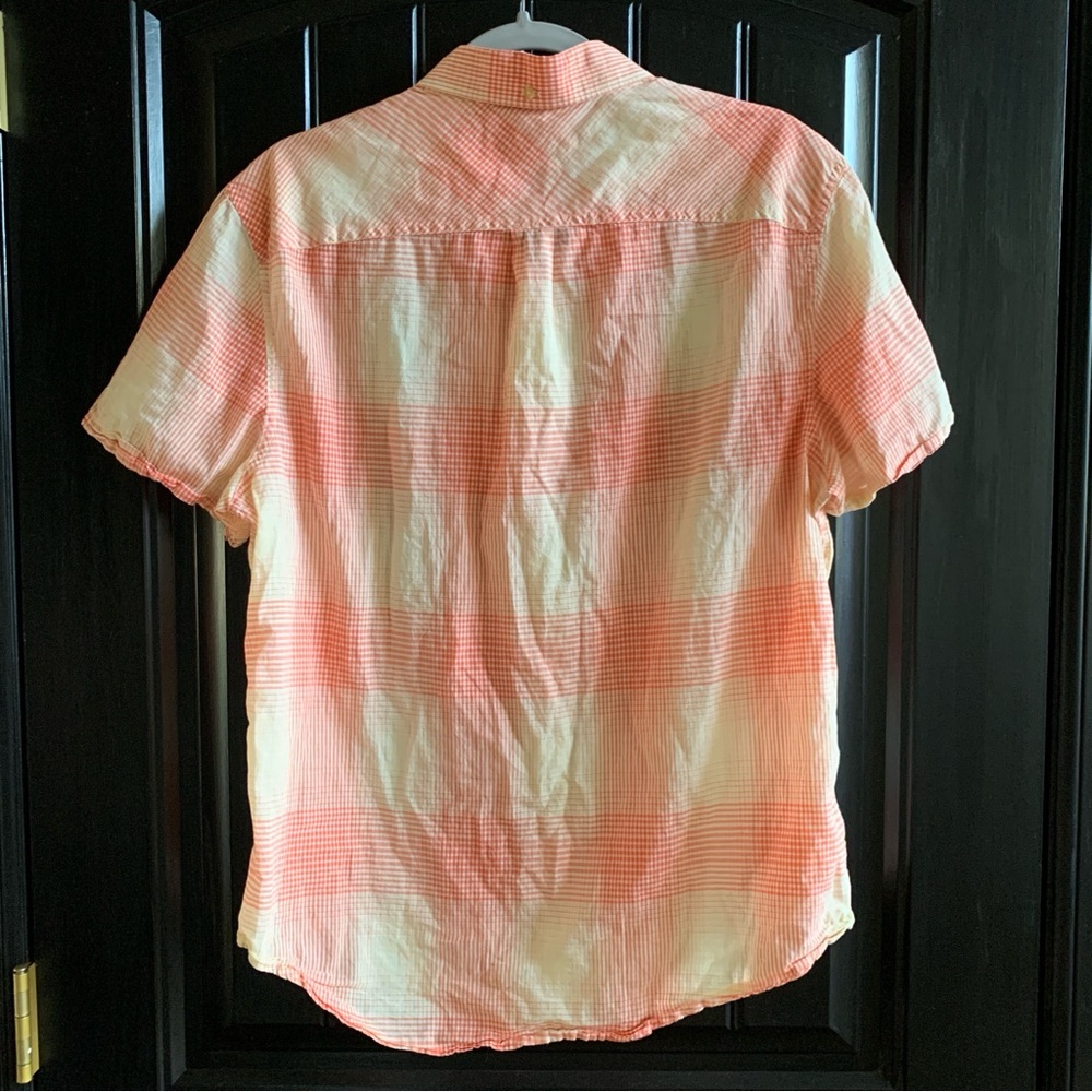 Original Penguin Heritage Slim Fit Short Sleeve Button Down Shirt | Large - Picture 3 of 5